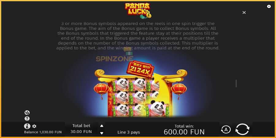 Panda Luck màquina de joc per diners, imatge 6