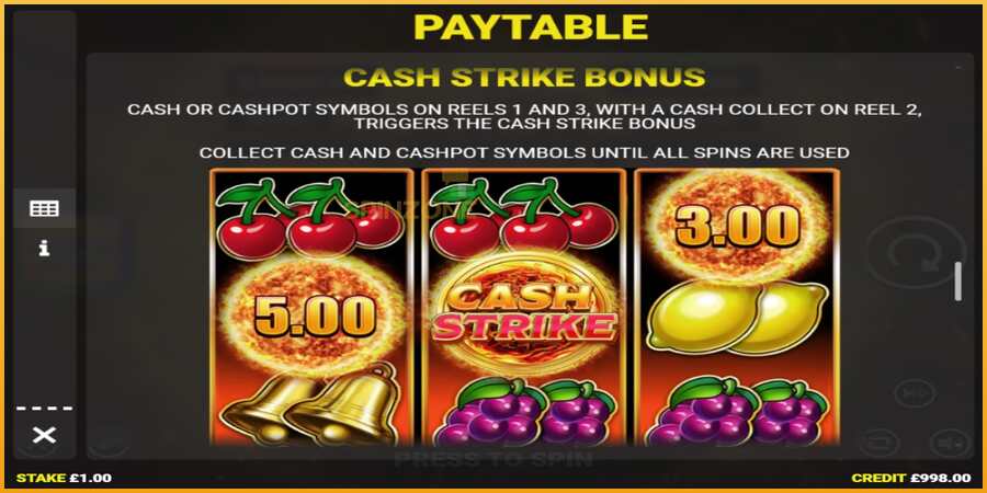 Cash Strike Hotstepper màquina de joc per diners, imatge 6