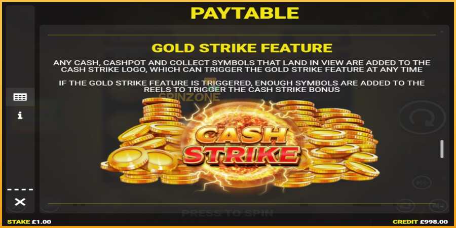 Cash Strike Hotstepper màquina de joc per diners, imatge 7