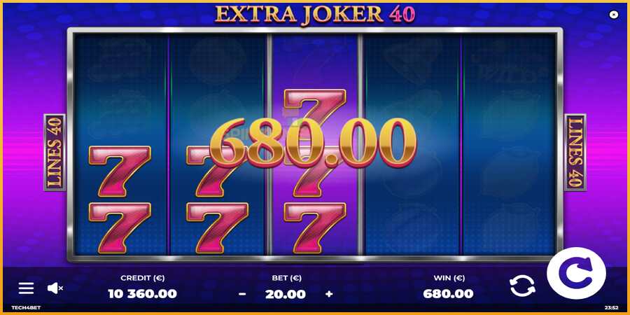 Extra Joker 40 màquina de joc per diners, imatge 2