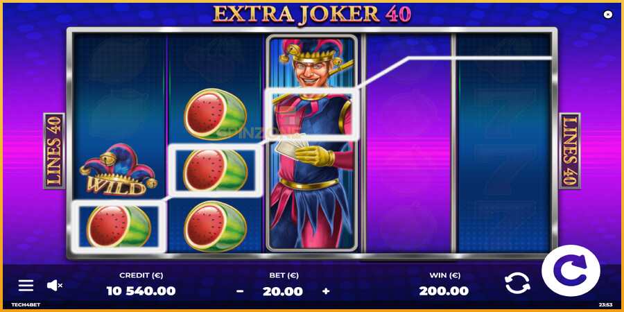 Extra Joker 40 màquina de joc per diners, imatge 3