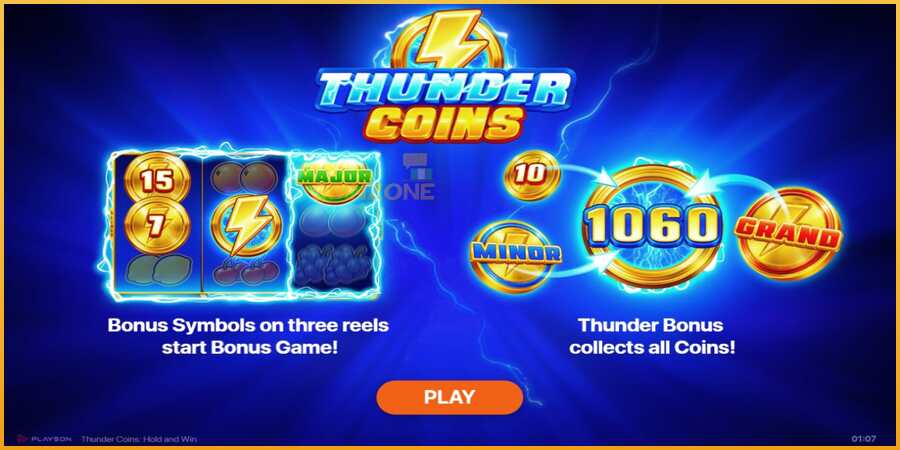 Thunder Coins màquina de joc per diners, imatge 1