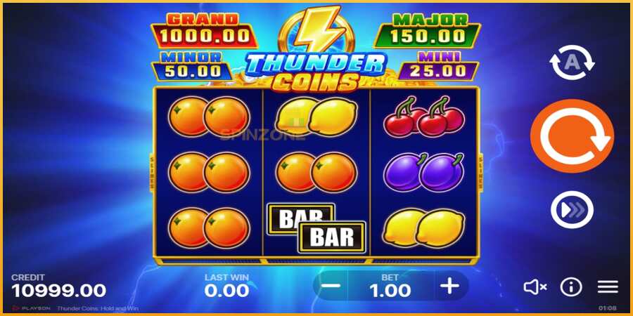 Thunder Coins màquina de joc per diners, imatge 2