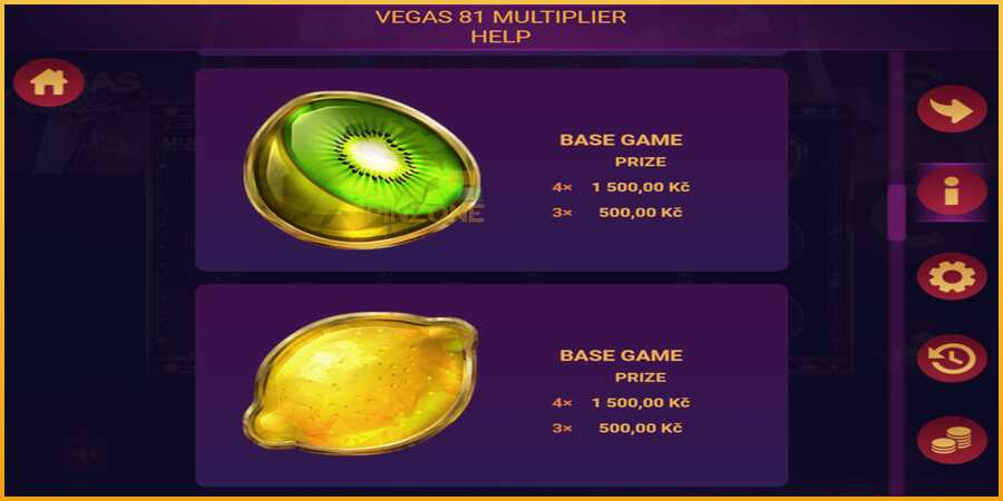 Vegas 81 Multiplier màquina de joc per diners, imatge 5