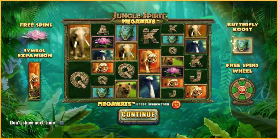 Jungle Spirit Megaways màquina de joc per diners, imatge 1