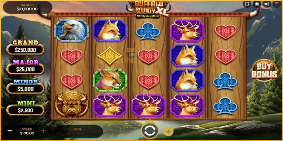 Buffalo Bounty XL màquina de joc per diners, imatge 1