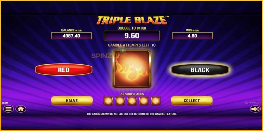 Triple Blaze màquina de joc per diners, imatge 3