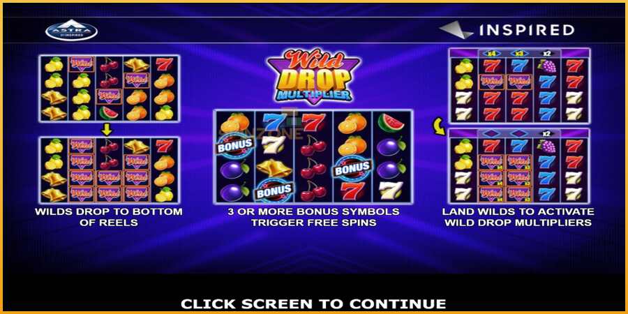 Wild Drop Multiplier màquina de joc per diners, imatge 1