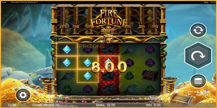 Fire and Fortune ReelzUp màquina de joc per diners, imatge 3