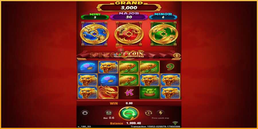 3 Coin Treasures màquina de joc per diners, imatge 2