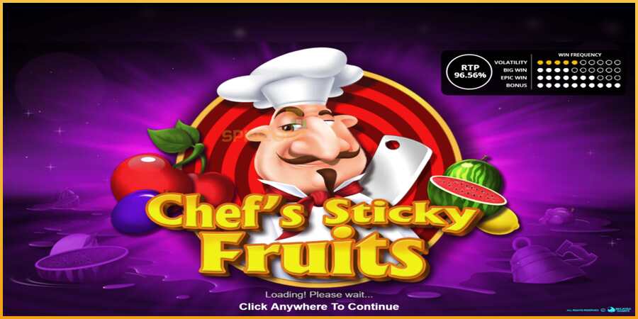 Chefs Sticky Fruits màquina de joc per diners, imatge 1