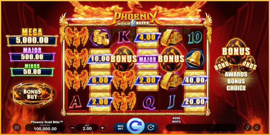 Phoenix Gold Blitz màquina de joc per diners, imatge 2