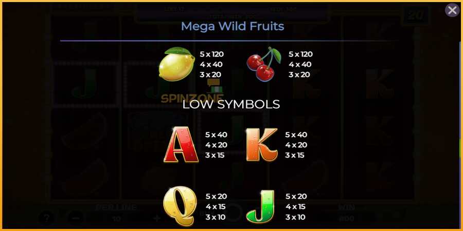 Mega Wild Fruits màquina de joc per diners, imatge 6