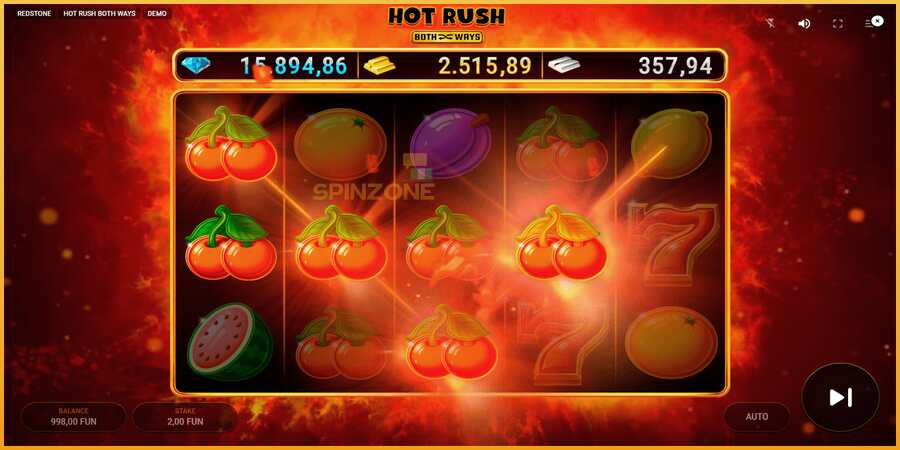 Hot Rush Both Ways màquina de joc per diners, imatge 2