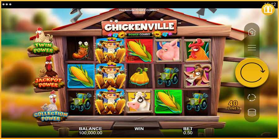 Chickenville Power Combo màquina de joc per diners, imatge 1