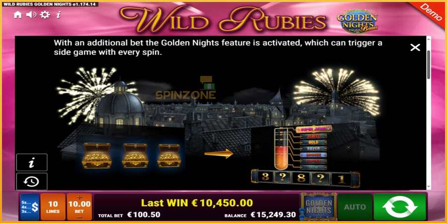 Wild Rubies Golden Nights màquina de joc per diners, imatge 6