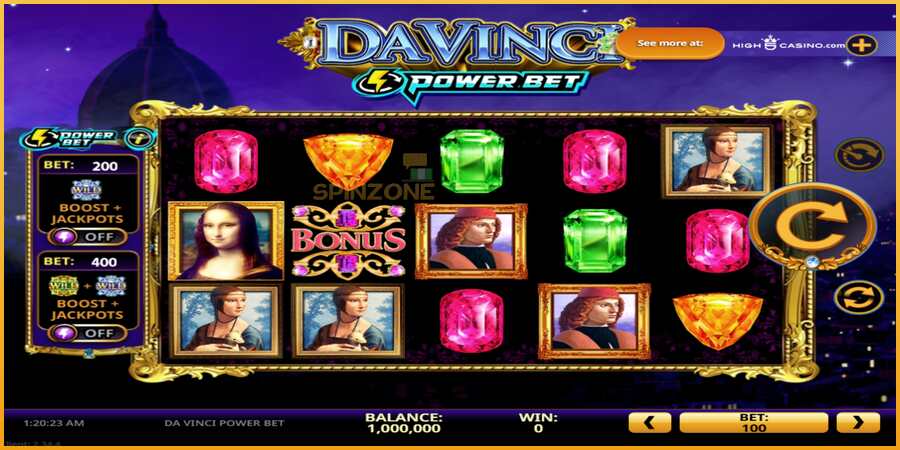 Da Vinci Power Bet màquina de joc per diners, imatge 2