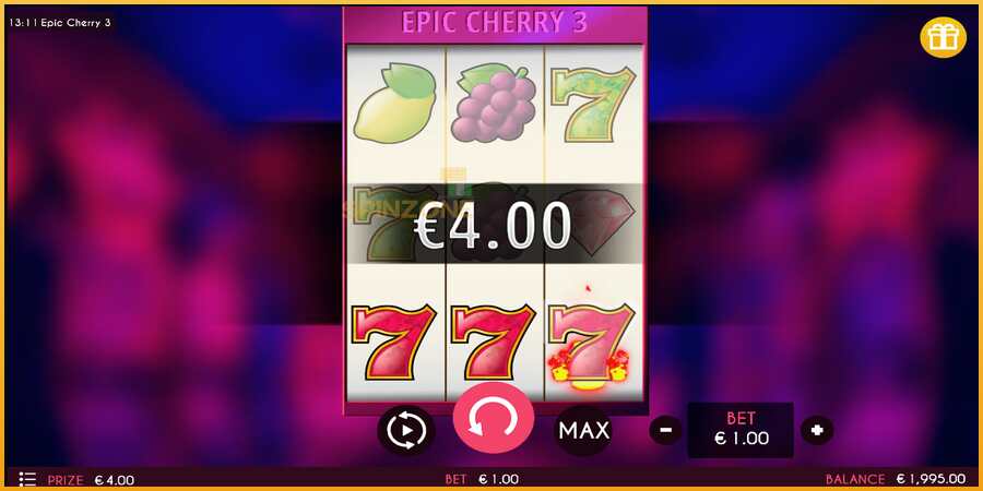 Epic Cherry 3 màquina de joc per diners, imatge 2