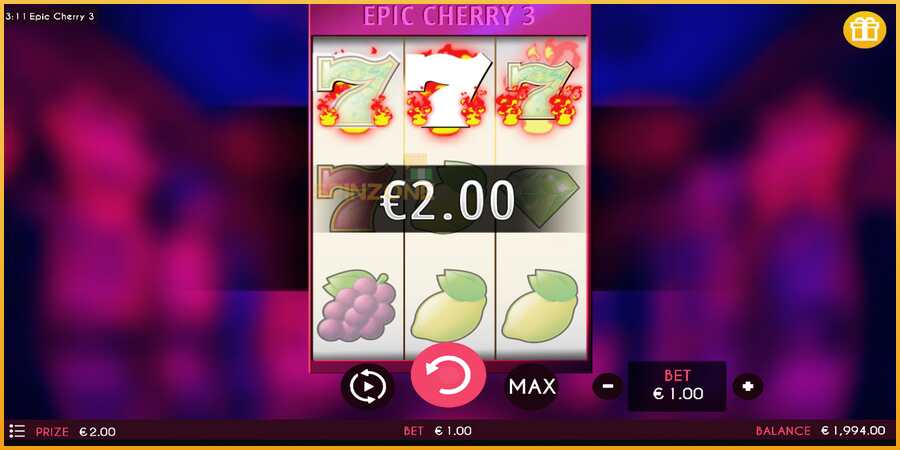 Epic Cherry 3 màquina de joc per diners, imatge 3