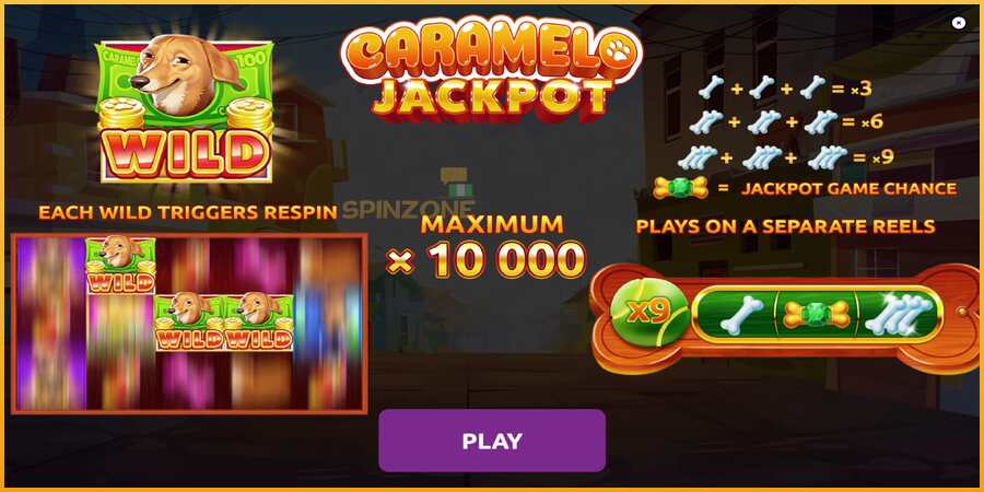 Caramelo Jackpot màquina de joc per diners, imatge 1