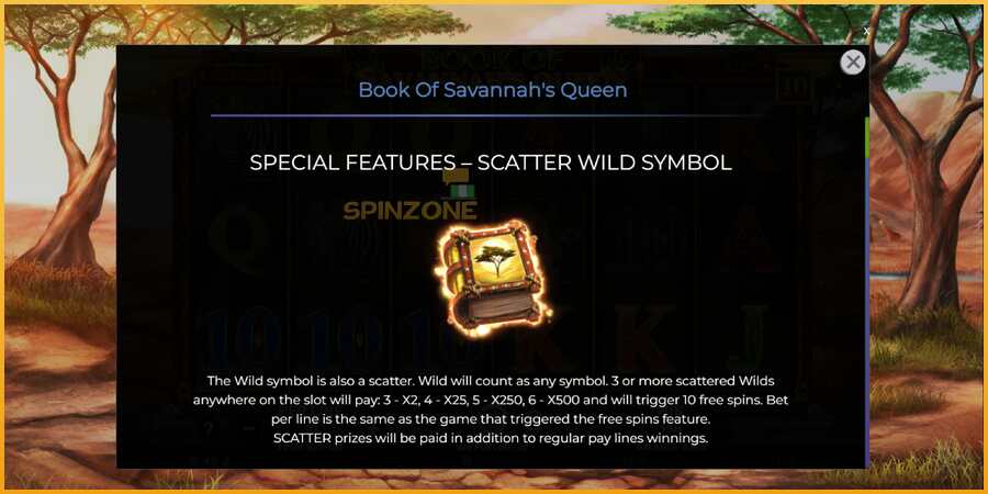 Book of Savannahs Queen màquina de joc per diners, imatge 5