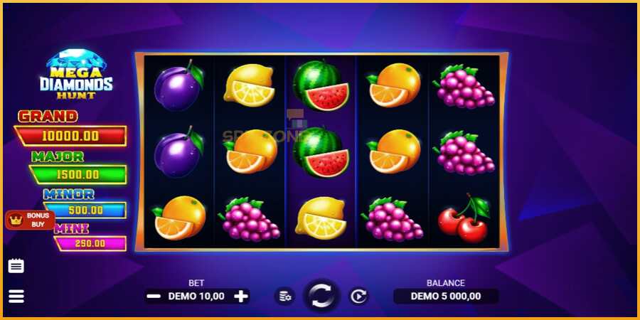 Mega Diamonds Hunt màquina de joc per diners, imatge 2