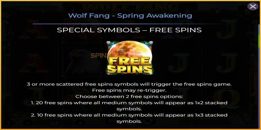 Wolf Fang - Spring Awakening màquina de joc per diners, imatge 5