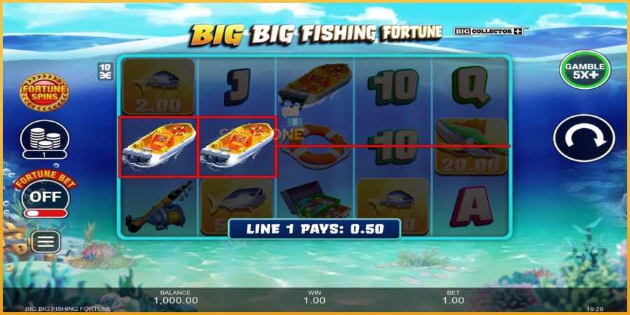 Big Big Fishing Fortune màquina de joc per diners, imatge 3