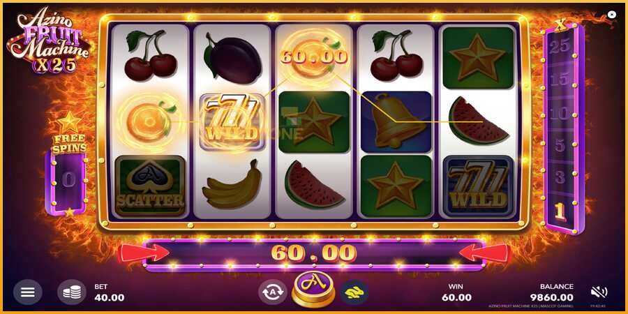 Azino Fruit Machine x25 màquina de joc per diners, imatge 4