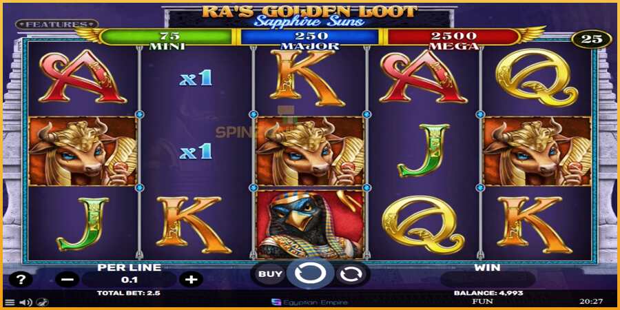 Ras Golden Loot - Sapphire Suns màquina de joc per diners, imatge 2