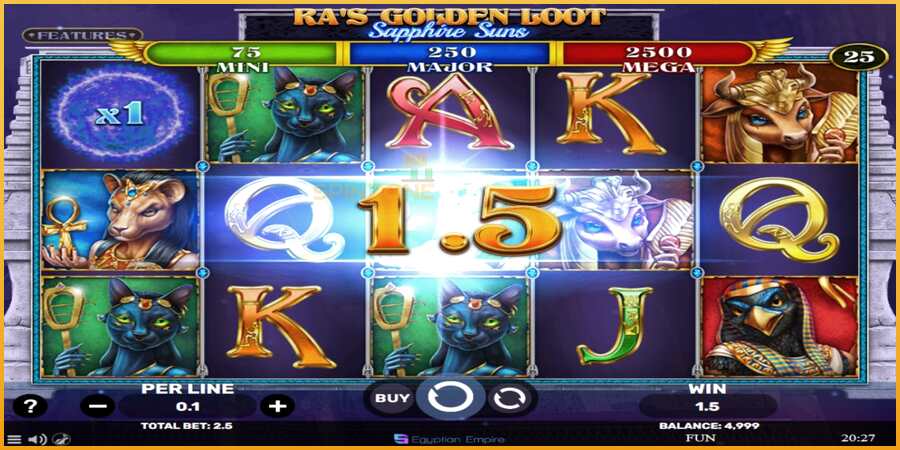 Ras Golden Loot - Sapphire Suns màquina de joc per diners, imatge 3