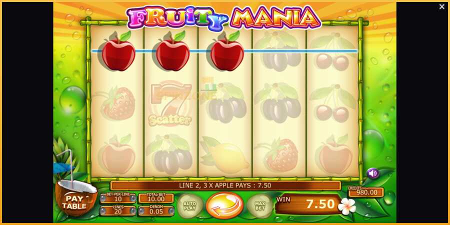 Fruity Mania màquina de joc per diners, imatge 2