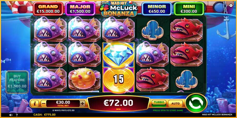 Mad Hit McLuck Bonanza màquina de joc per diners, imatge 4