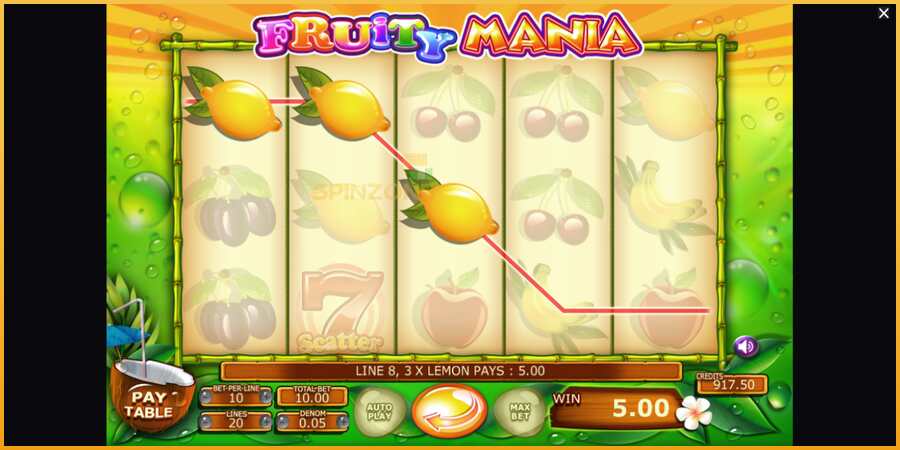 Fruity Mania màquina de joc per diners, imatge 3