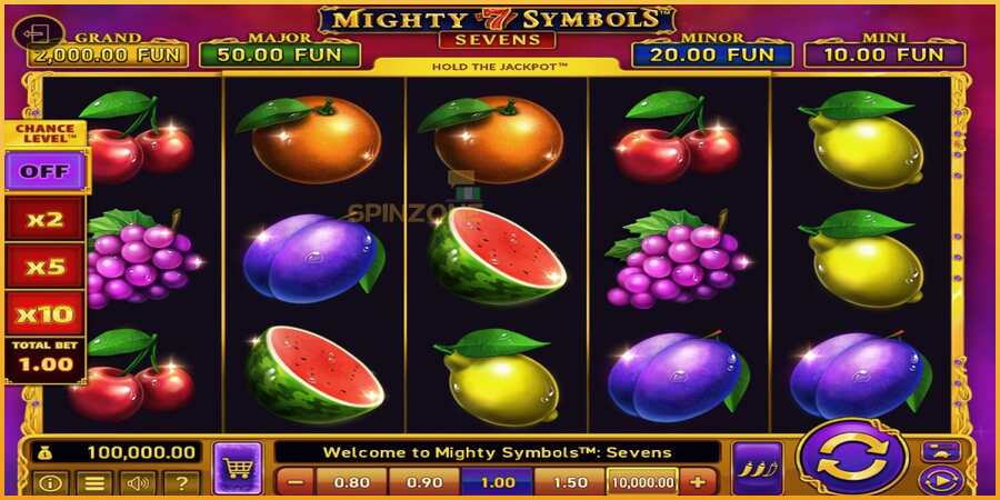 Mighty Symbols: Sevens màquina de joc per diners, imatge 3