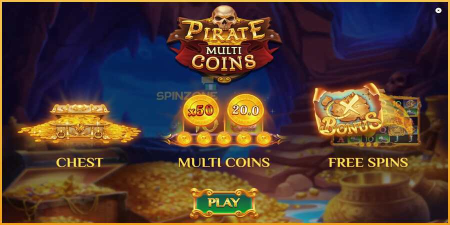 Pirate Multi Coins màquina de joc per diners, imatge 1