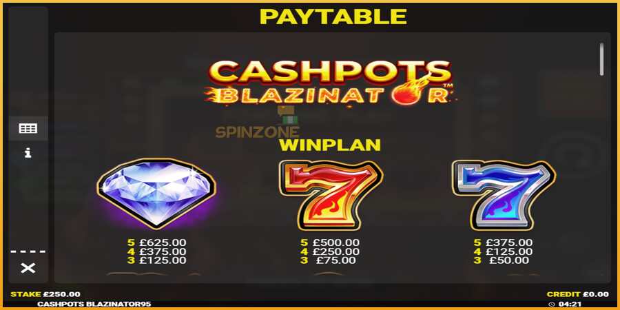 Cashpots Blazinator màquina de joc per diners, imatge 4