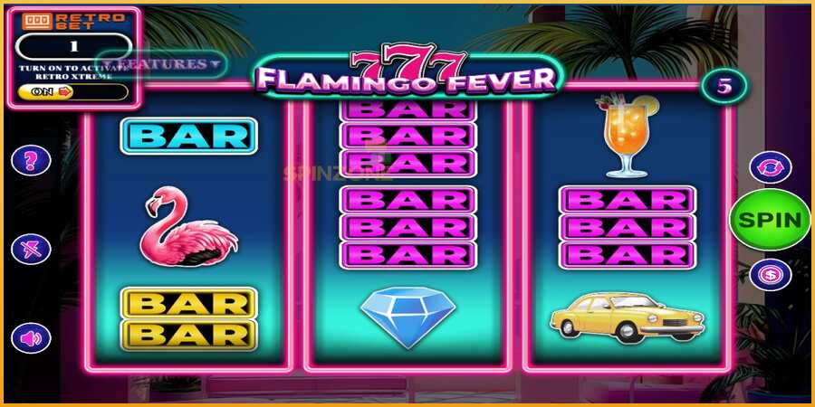 777 - Flamingo Fever màquina de joc per diners, imatge 1