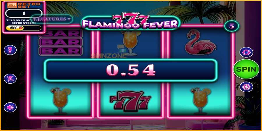 777 - Flamingo Fever màquina de joc per diners, imatge 2