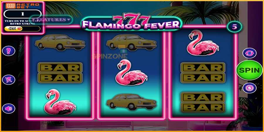 777 - Flamingo Fever màquina de joc per diners, imatge 3