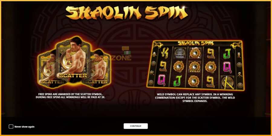 Shaolin Spin màquina de joc per diners, imatge 1