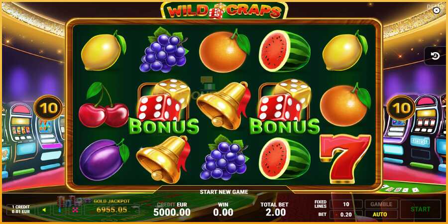 Wild Craps màquina de joc per diners, imatge 1