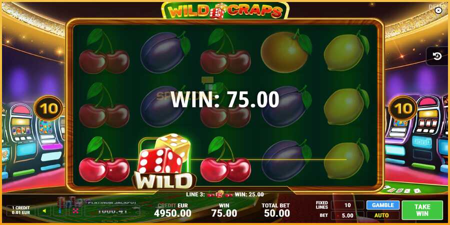 Wild Craps màquina de joc per diners, imatge 2