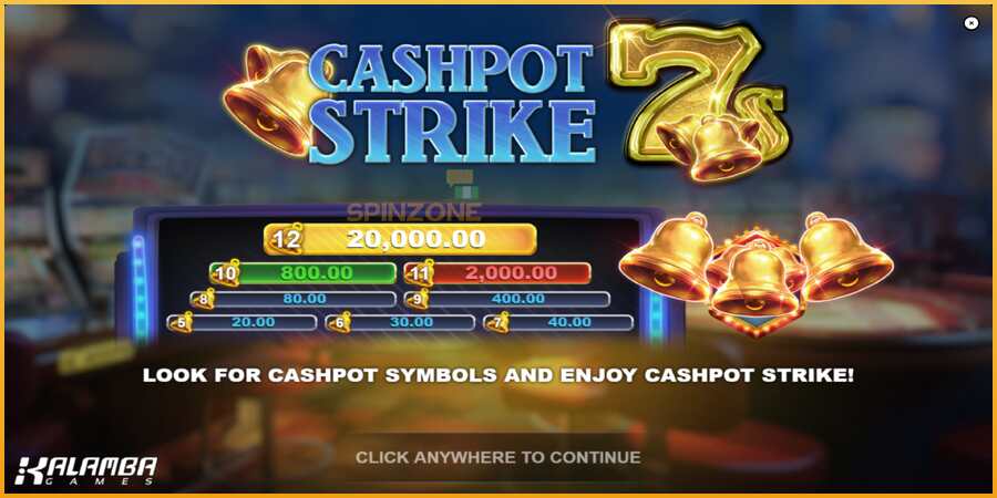 Cashpot Strike 7s màquina de joc per diners, imatge 1