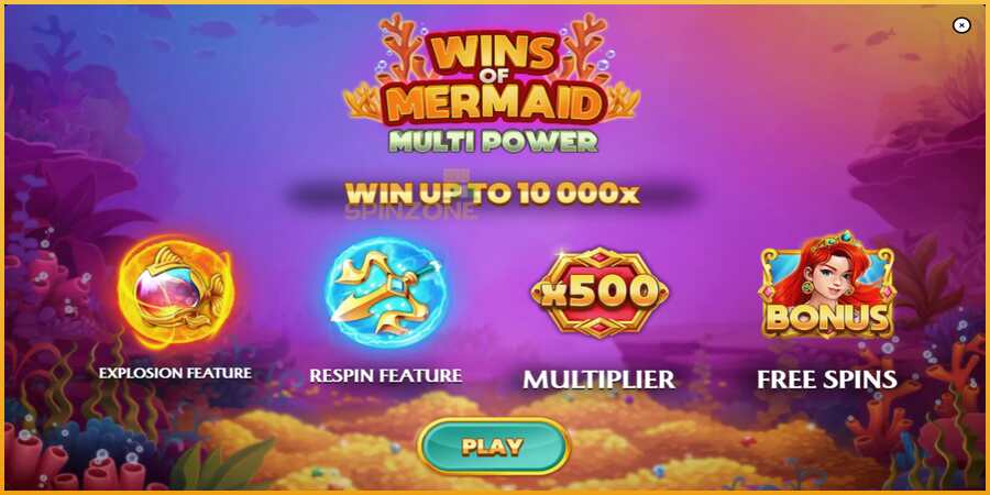 Wins of Mermaid Multi Power màquina de joc per diners, imatge 1