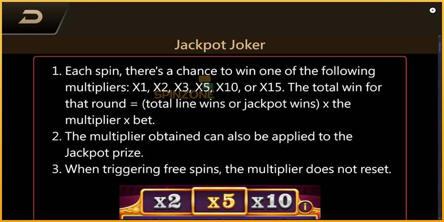 Jackpot Joker màquina de joc per diners, imatge 6