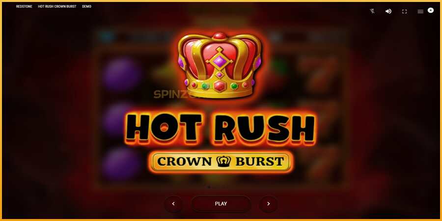 Hot Rush Crown Burst màquina de joc per diners, imatge 1