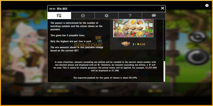 Win Mill màquina de joc per diners, imatge 7