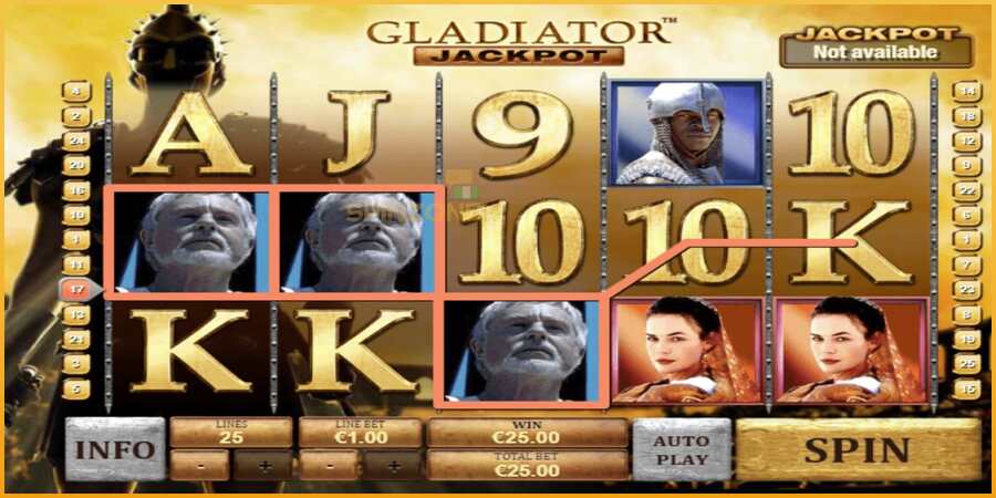 Gladiator Jackpot màquina de joc per diners, imatge 2