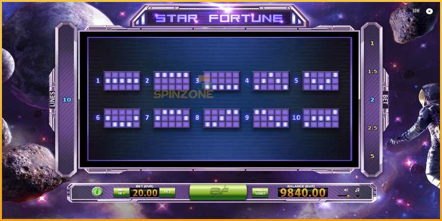 Star Fortune màquina de joc per diners, imatge 7